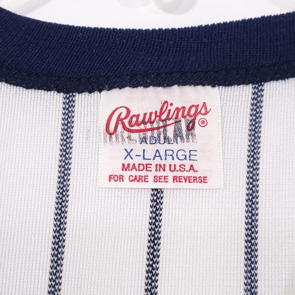 Rawlings Vintage 80s NY Yankees Baseball Jersey Men's LG - Picture 5 of 5